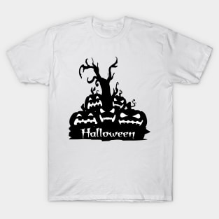 Pumpkin Halloween Witch Party Costume Gift T-Shirt